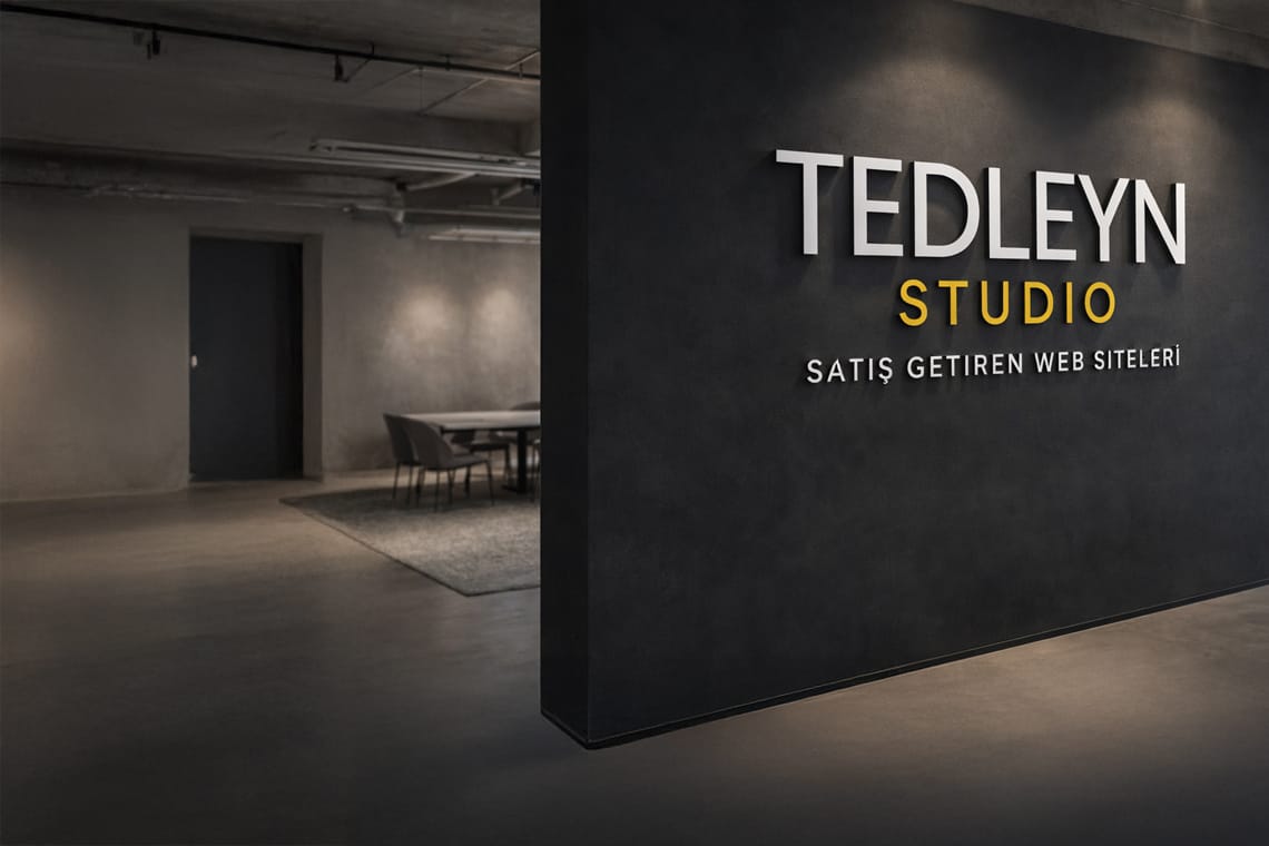 Tedleyn Studio Yayında Satış Getiren Web Siteleri Tasarlıyoruz