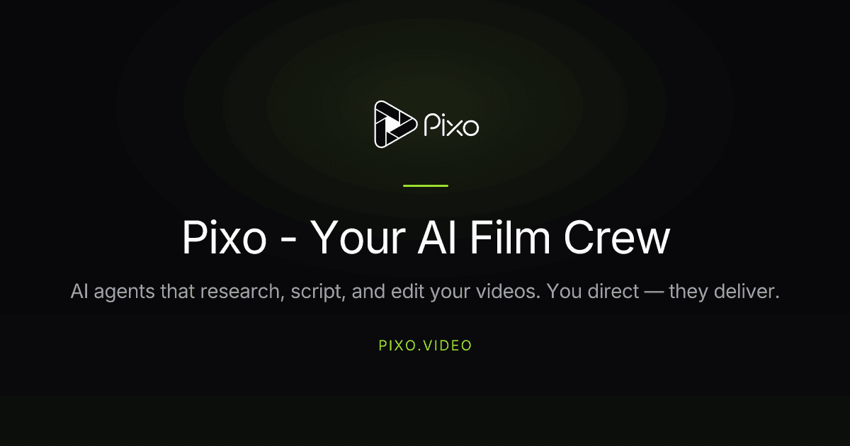Pixo: Tek Cümleyle Fikir Veriyorsunuz, Yapay Zekâ Videoyu Yönetiyor